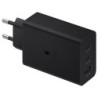 Vooluadapter Samsung 65W Trio USB-C-A, Black