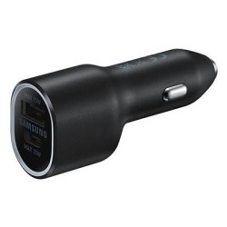Samsung USB-A + USB-C 40W autolaadija, must