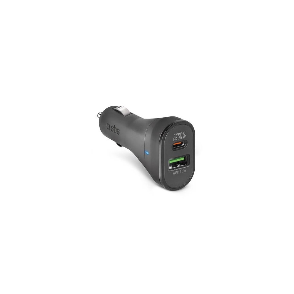 Charger SBS Car 25W USB-USB-C