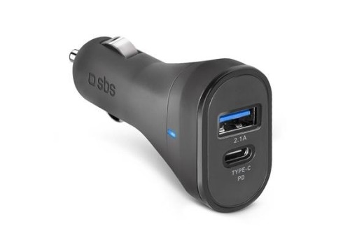 Charger SBS Car 10W USB-USB-C
