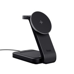 Laadimisdokk Trust Viro 3-in-1, Qi, Black