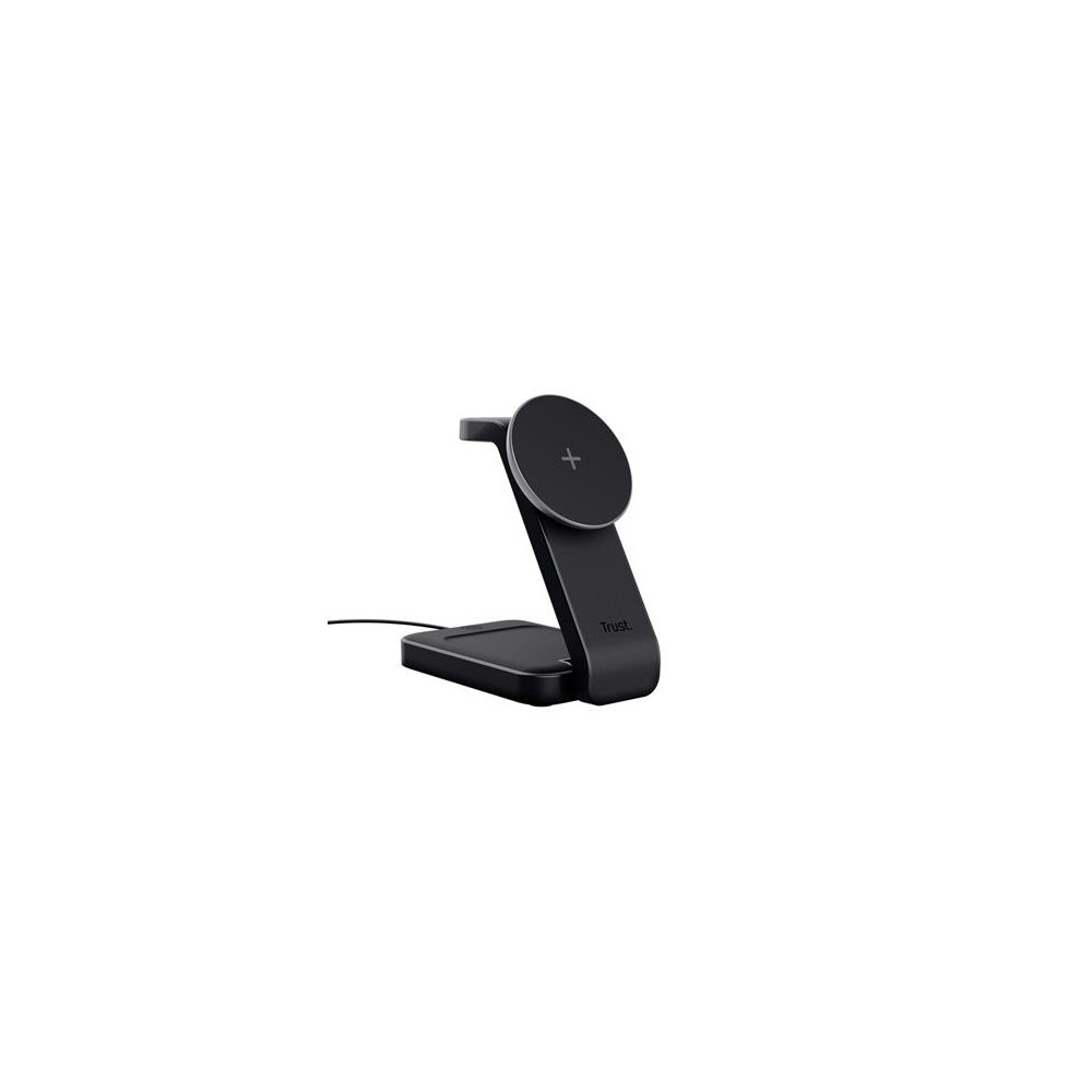 Laadimisdokk Trust Viro 3-in-1, Qi, Black