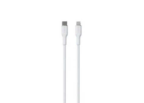 Kaabel Puro Soft USB-C-Lightning 1,5m, valge