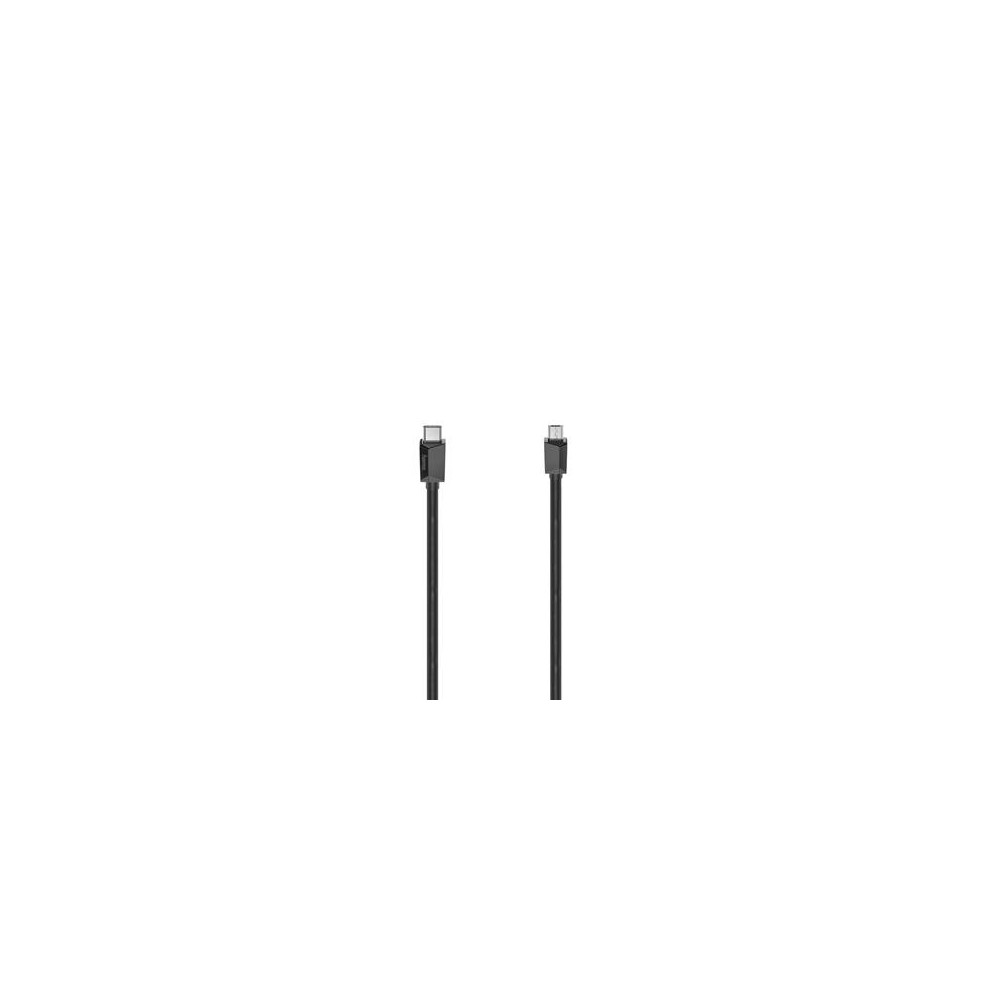 Cable Hama Micro-USB-USB-C, 480 Mbps, 0.75m