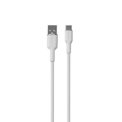 Kaabel Puro Soft USB-USB-C 1.5m, valge