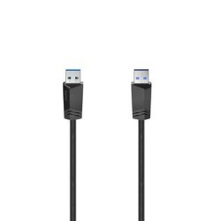 Cable Hama USB-A -USB-A, USB 3.0, 5 Gbps, 1.50m