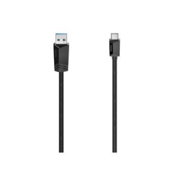 Cable Hama USB-C-USB-A, USB 3.2, 5 Gbps, 0.25m