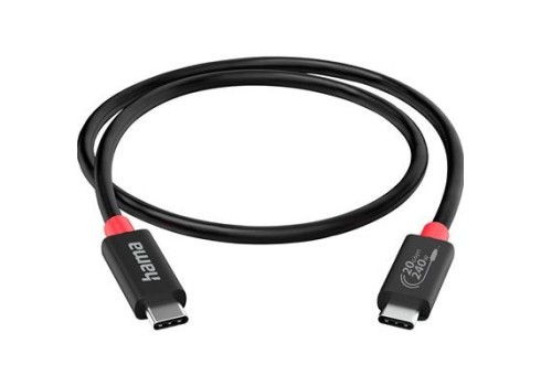 Cable Hama USB-C-USB-C, USB 4.0, 20 Gbit-s, 5 A, 240 W, 2 m
