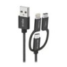 Cable SBS 3-in-1 USB-USB-C-MicroUSB-Lightning 1,2m
