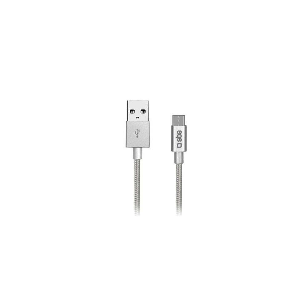 Kaabel SBS USB A - USB C, 1,5m hall