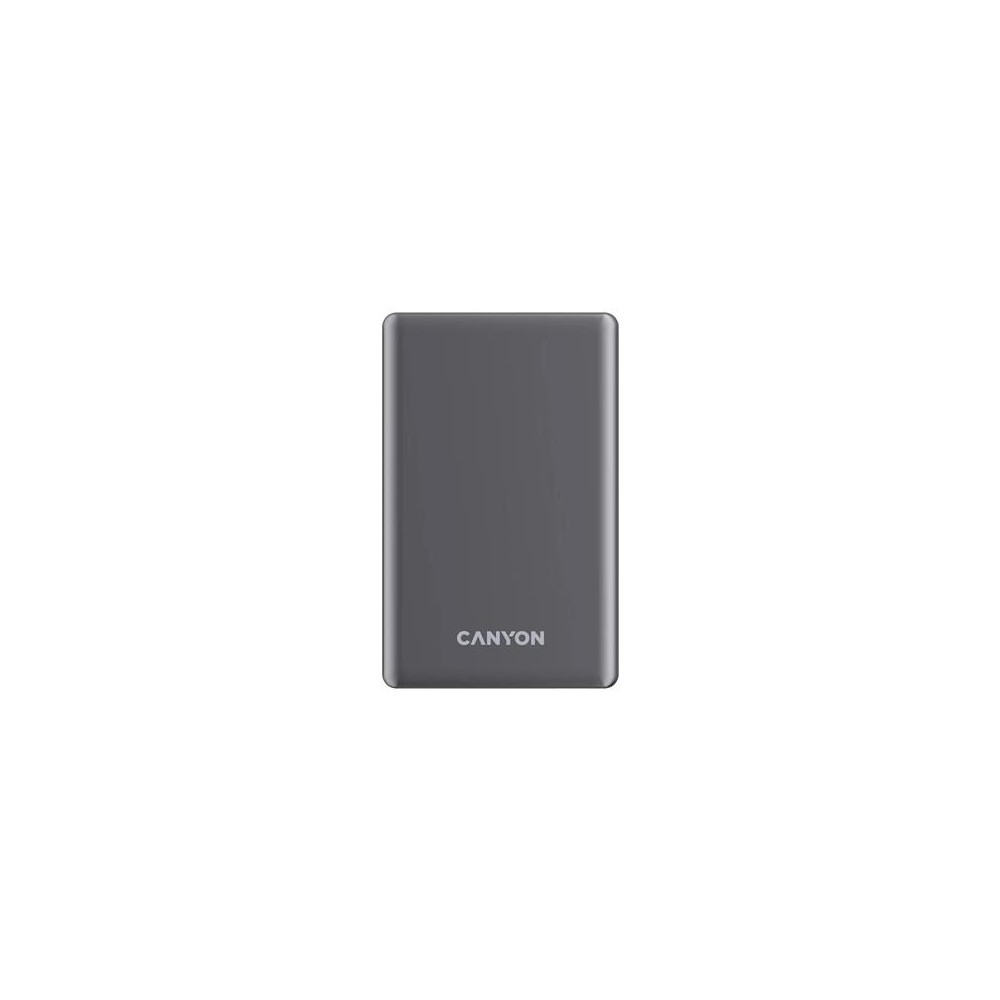 Power bank Canyon 5000mAh 20W MagSafe, Dark Grey