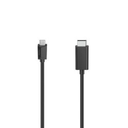 Juhe Hama USB-C - DisplayPort, 4K, must, 1,5m