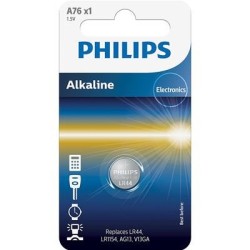 Patarei Philips A76 1.5 V Alkaline LR44 - LR1154