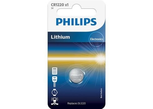 Patarei Philips CR1220 3 V Lithium