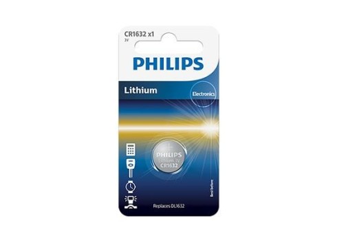 Patarei Philips CR1632 3 V Lithium