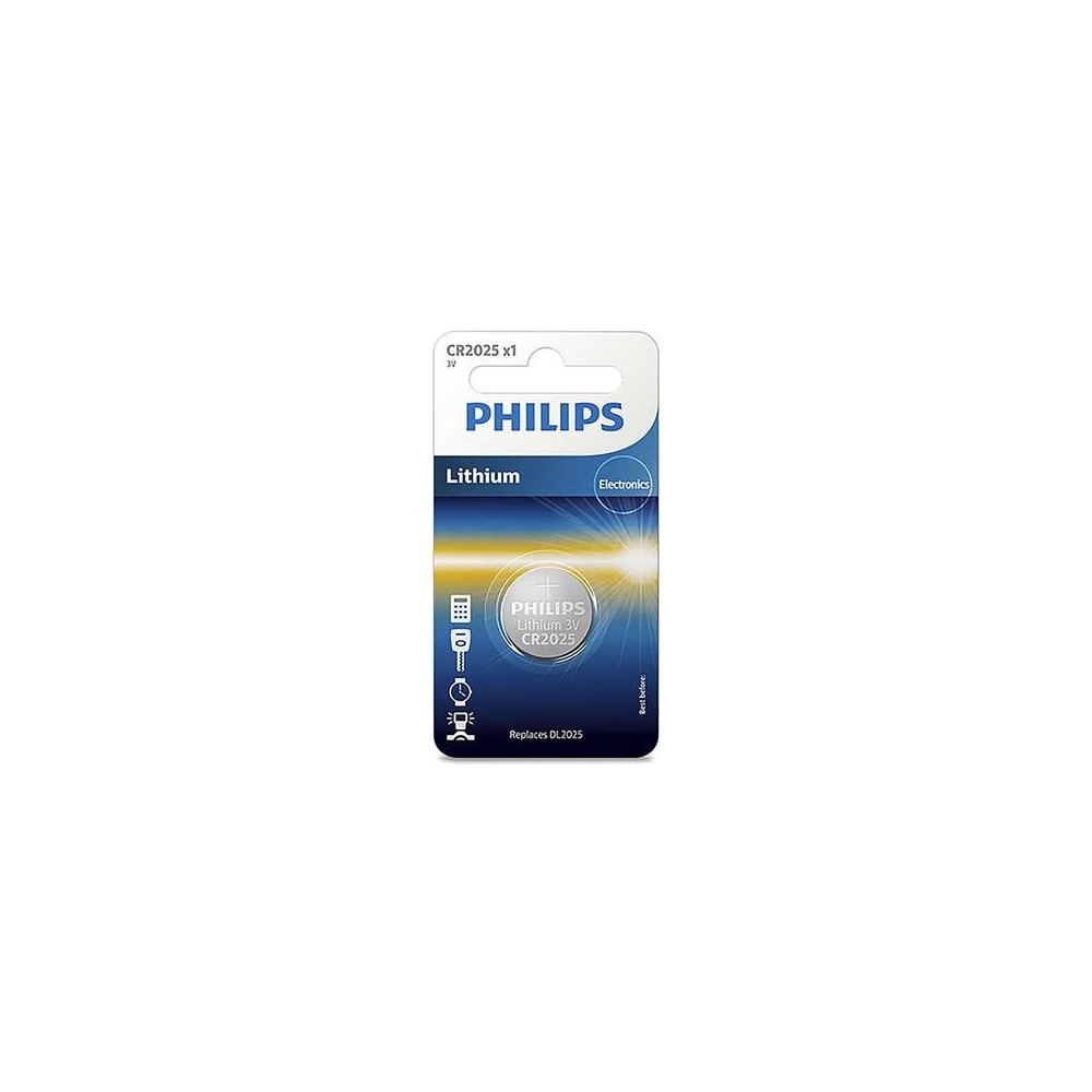 Patarei Philips CR2025 3 V Lithium