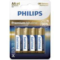 Patarei Philips LR6M AA 4 tk Premium Alkaline