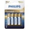 Patarei Philips LR6M AA 4 tk Premium Alkaline