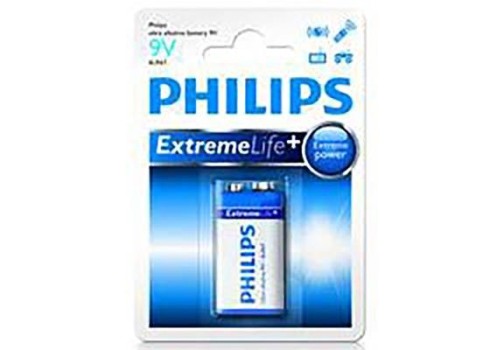 Patarei Philips 6LR61E 9 V Ultra Alkaline