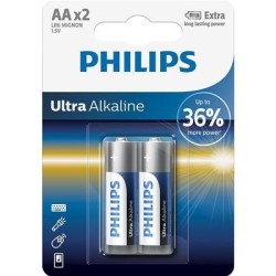 Patarei Philips LR6E AA 2 tk Ultra Alkaline