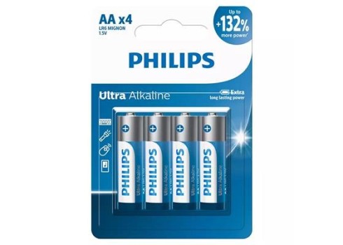 Patarei Philips LR6E AA 4 tk Ultra Alkaline