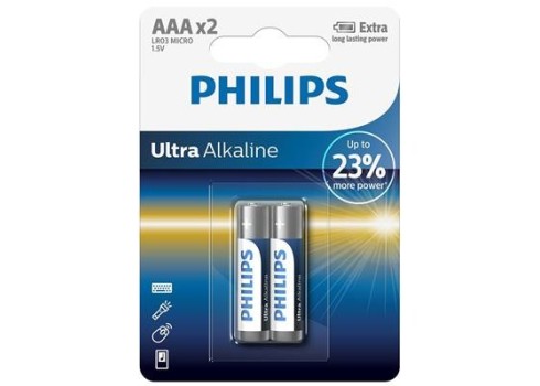 Patarei Philips LR03E AAA 2 tk Ultra Alkaline