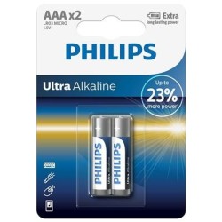 Patarei Philips LR03E AAA 2 tk Ultra Alkaline