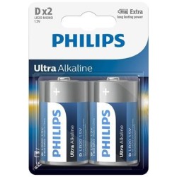 Patarei Philips LR20E D 2 tk Ultra Alkaline