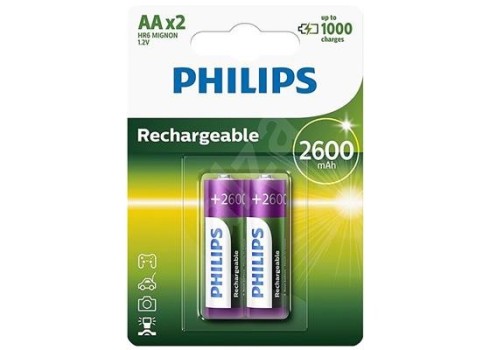 Akupatarei Philips AA 2600mAh 2 tk