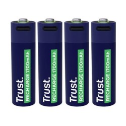 Akupatarei Trust AA USB-C 4-pack
