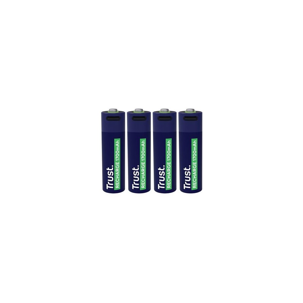Akupatarei Trust AA USB-C 4-pack