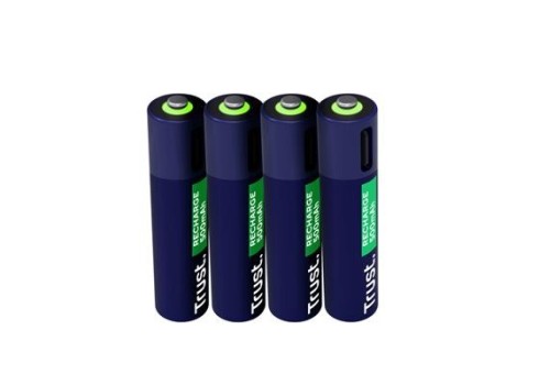 Akupatarei Trust AAA USB-C 4-pack
