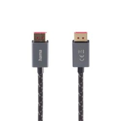 Kaabel Hama DisplayPort 1.4, 2m, kullatud