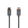Kaabel Hama DisplayPort 1.4, 2m, kullatud