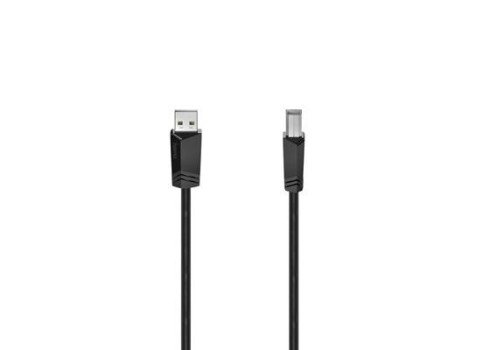Kaabel Hama USB A - USB B, 1,5m, must