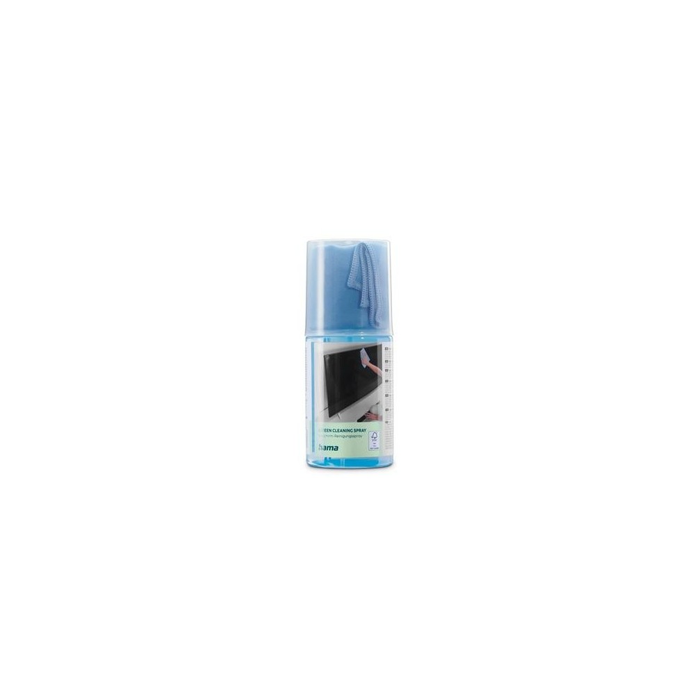 Hama Screen Cleaner, Spray + Cleaning Cloth, 200 ml