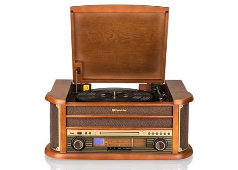 Muusikakeskus Roadstar retro USB-vinüül-cd-FM-BT