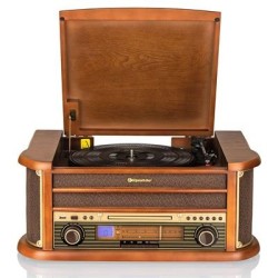 Muusikakeskus Roadstar retro USB-vinüül-cd-FM-BT