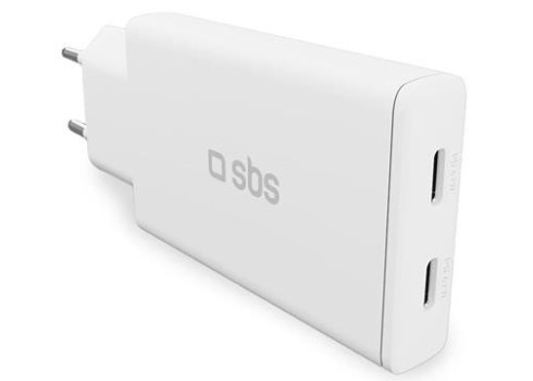 Charger SBS GaN 67W 2xUSB-C, Ultra Slim