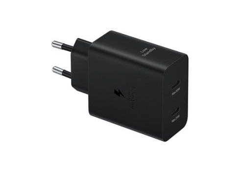 Vooluadapter Samsung 50W USB-C Duo, Black