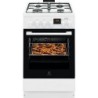 Gaasipliit elektriahjuga, Electrolux, 50cm, valge