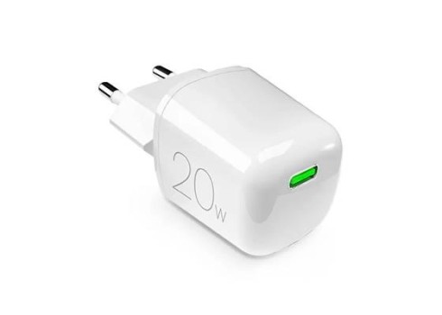 Vooluadapter Puro GaN 20W USB-C, White