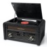 Muusikakeskus Muse, retro, CD-USB,BT, Vinüül, must