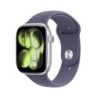 Apple Watch 11GPS42mmSilver Alu, Purple Sport Band, S-M
