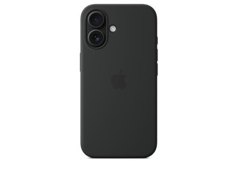 iPhone16 Silicone Case with MagSafe - Black