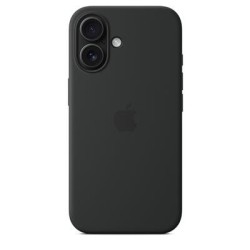 iPhone16 Silicone Case with MagSafe - Black