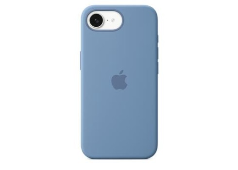 iPhone16e Silicone Case, Winter Blue