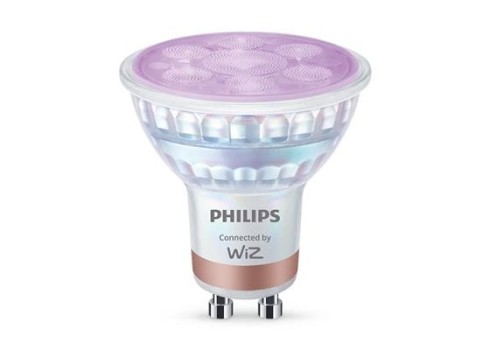 Philips Wiz 4.7W50W GU10 Glass RGB 1pcs