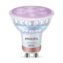 Philips Wiz 4.7W50W GU10 Glass RGB 1pcs