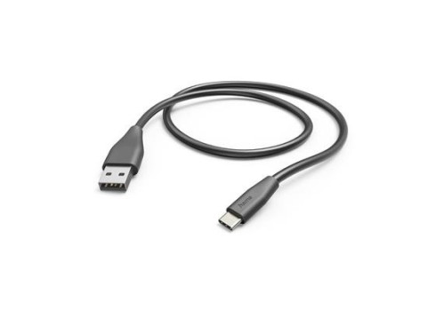 Kaabel Hama USB A - USB C, 1,5m, must